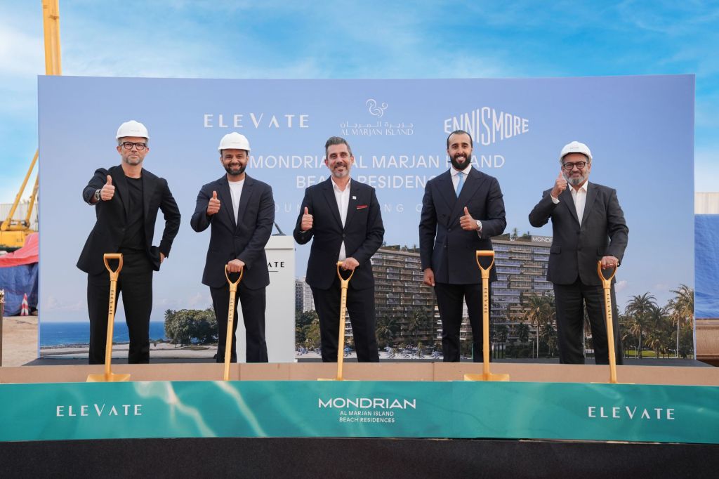 ELEVATE Breaks Ground on Mondrian Al Marjan Island Beach Residences; Appoints Pinnacle&nbsp;Piling