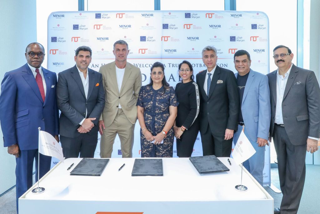 LEGEND OF THE GAME PAOLO MALDINI PLACES HIS TRUST IN RRS INTERNATIONAL DEVELOPMENT AS NH COLLECTION RAS AL KHAIMAH AL MARJAN ISLAND HOTEL & APARTMENTS ATTRACTS GLOBAL CONFIDENCE